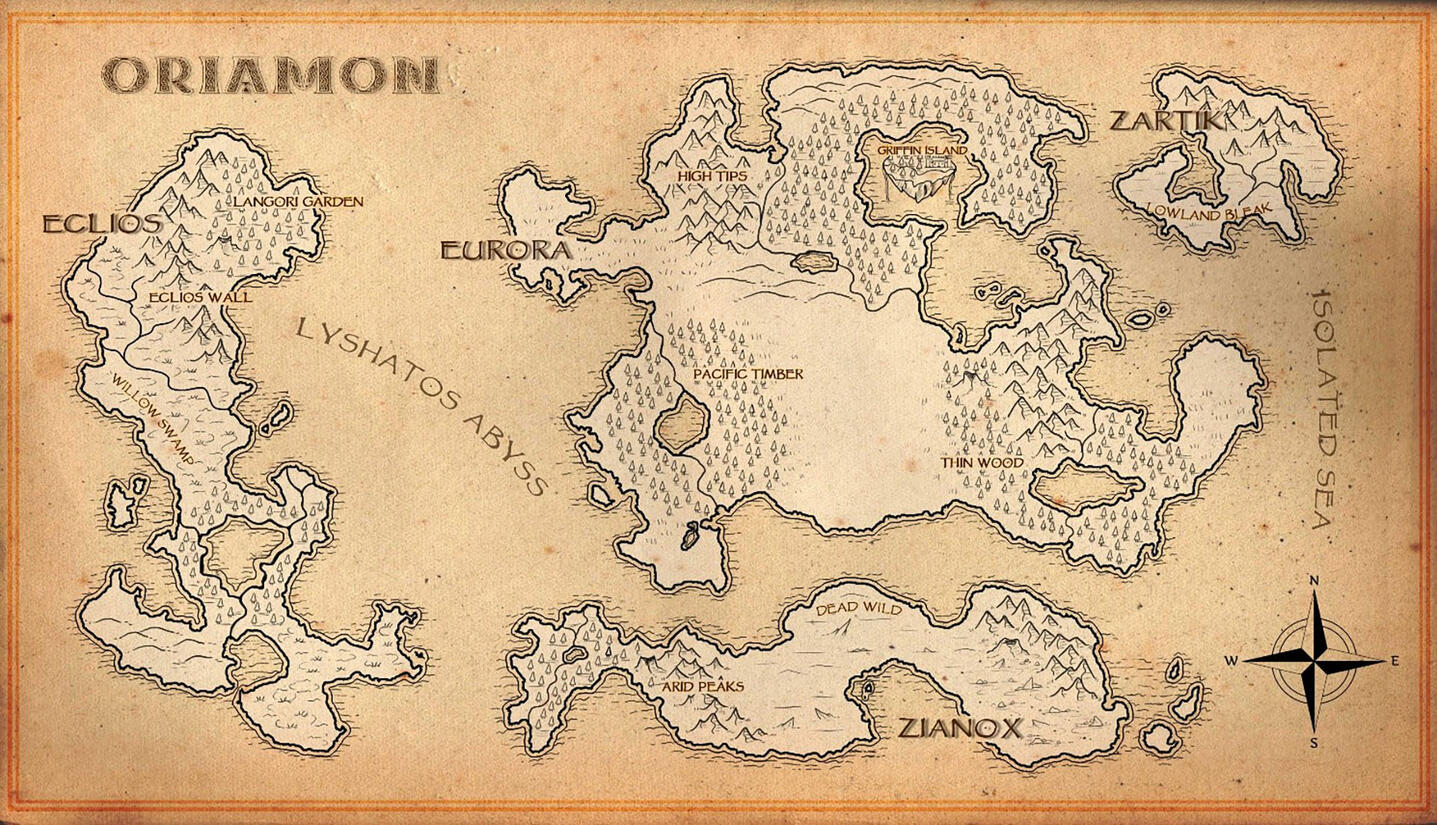 Oriamon map - 2019