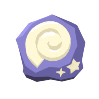 Animal Crossing fossil - 2d style - 2025